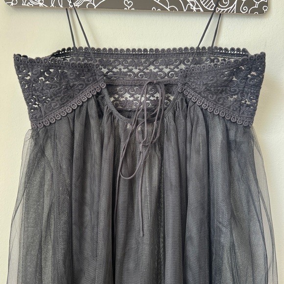 *New* Intimately Free People Lace and Tulle Strappy Top, Size XS - Picture 4 of 6